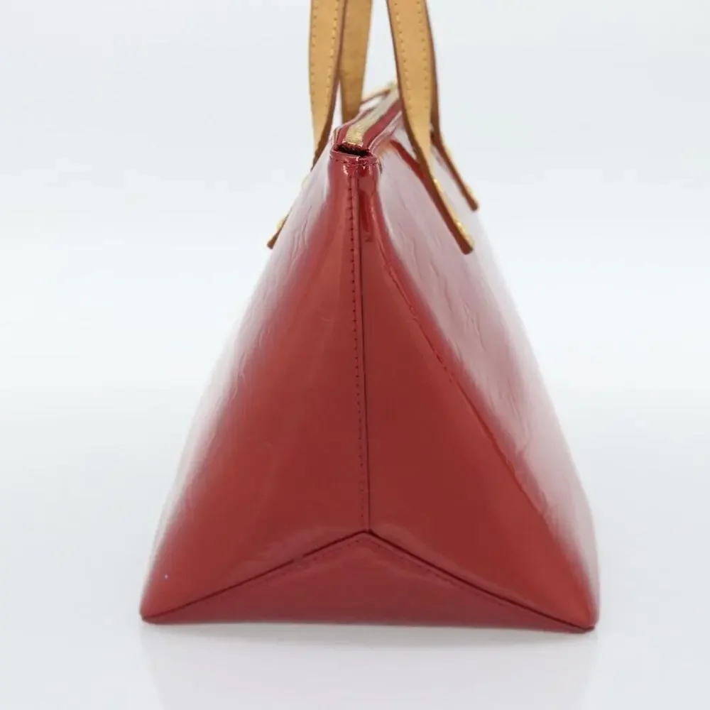Louis Vuitton Monogram Vernis Bellevue PM Handbag Red